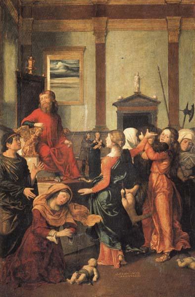 CAROTO, Giovanni Francesco The Massacre of the Innocent France oil painting art